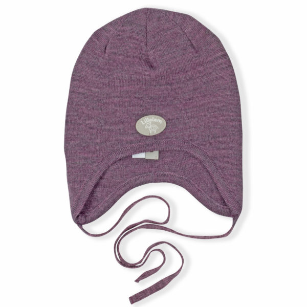Lillelam_Babylue classic_plomme - Babyhat classic_plum