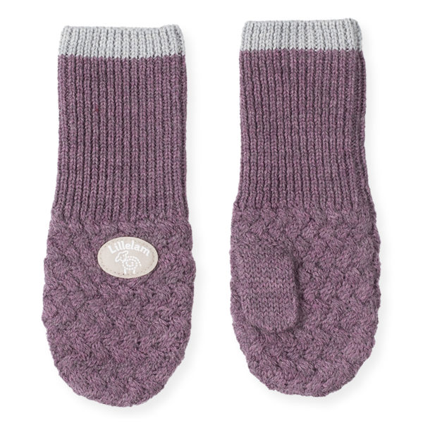 Lillelam_Votter classic_plomme - Mittens classic_plum