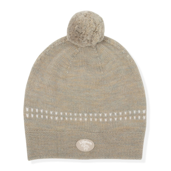 Lillelam_Lue classic u knyting_perlegrønn