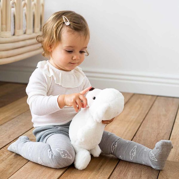 Lillelam_Lammi bamse_hvit