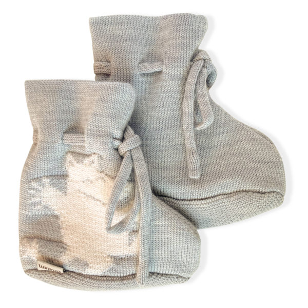 Lillelam_Babytøfler Mummi_mellomgrå 1