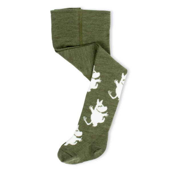Lillelam_Ullstrømpebukse Mummi_oliven 1