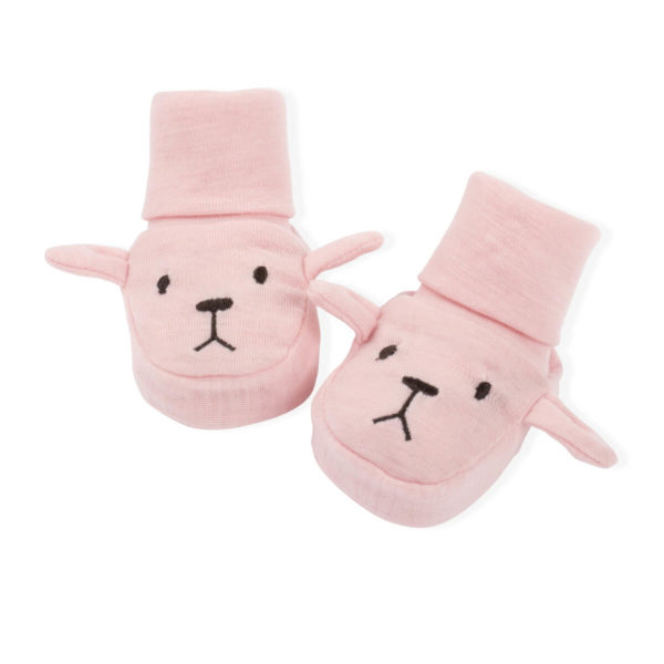 Lillelam_Lammi tøffel_rosa 2