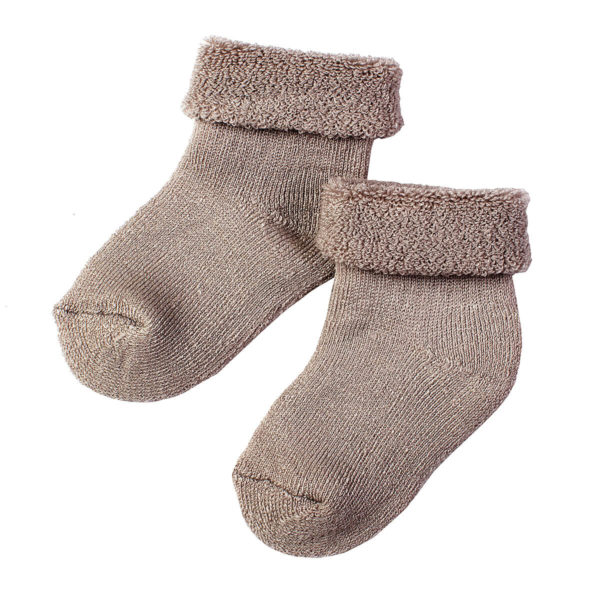 Lillelam_Ullsokk frotte_beige