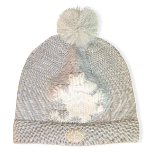 Lillelam_Lue Mummi u knyting_mellomgrå 1