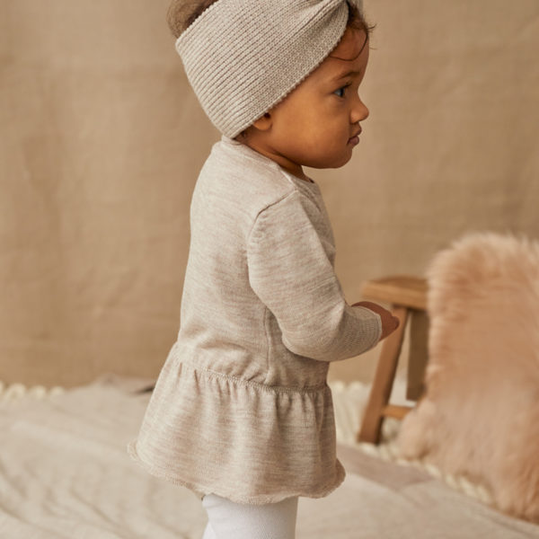 Baby Natur romperkjole_lys beige 2