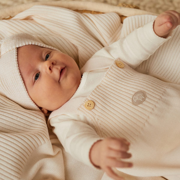 Baby Natur seledress_kremhvit