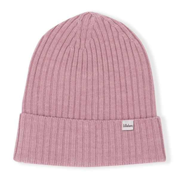 Lillelam_Lue ribb_lyng - Hat rib_heather