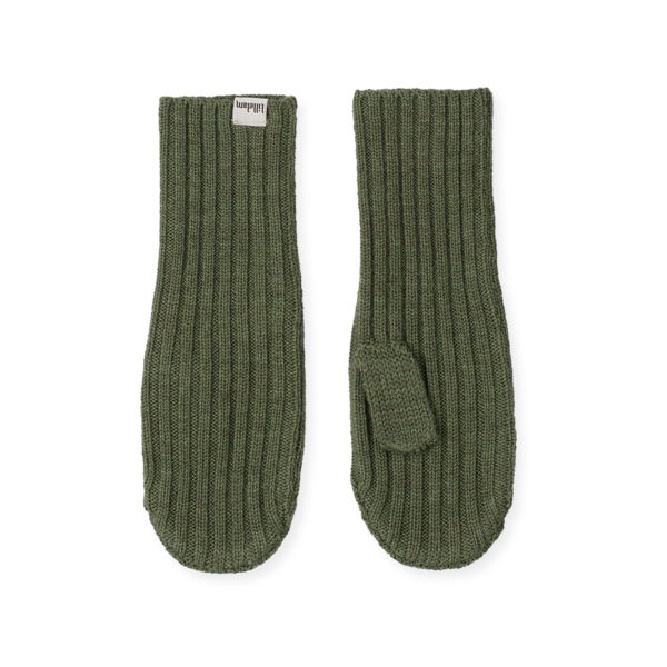 Lillelam_Votter ribb_oliven - Mittens rib_olive