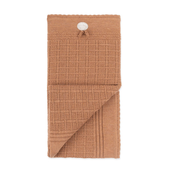 blanket-golden brown-fold